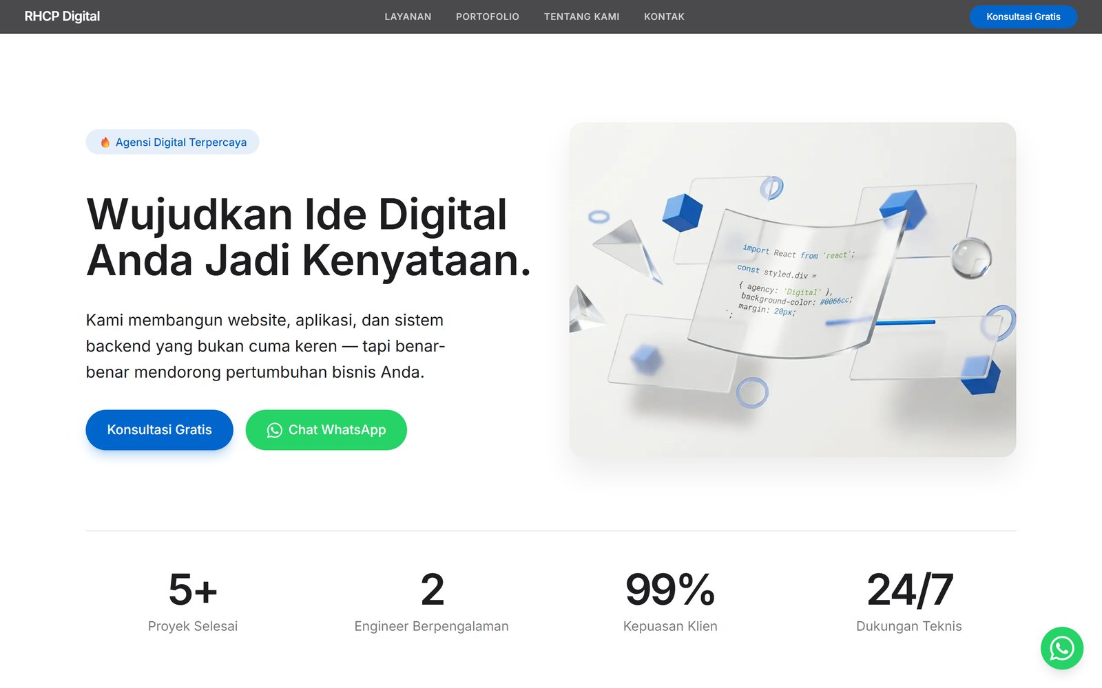 Agency homepage